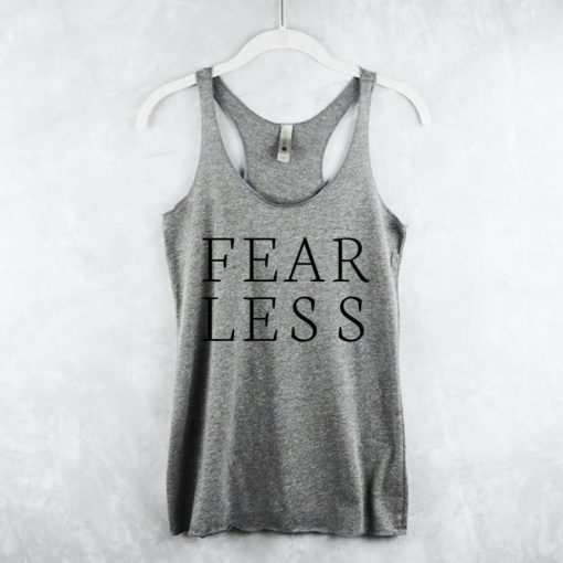 Fearless Grey Tank Top