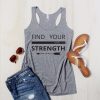 Find Your Strength Womens Tank Tops