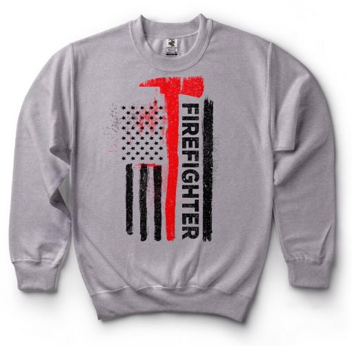 Firefighter Flag Sweatshirt