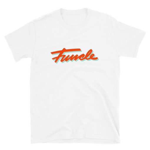 Funcle Lettering Men's Softstyle Fun Uncle T-Shirt