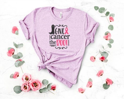 Give Cancer The Boot Tshirt