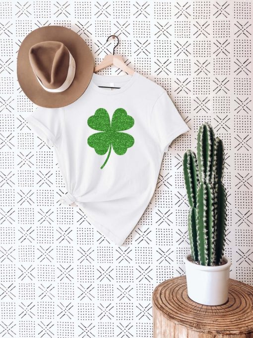 Glitter Shamrock Shirt