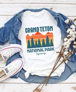 Grand Teton National Park Vintage Jackson Wyoming Unisex T-Shirt