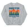 Grand Teton National Park Wyoming Sport Gray Unisex Sweatshirt