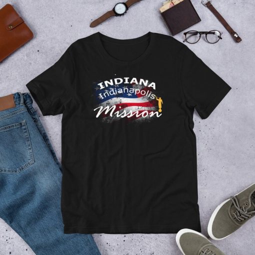 Indiana Indianapolis Mormon LDS Mission Missionary Unisex T-Shirt