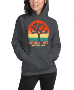 Joshua Tree National Park California Heather Gray Unisex Hoodie