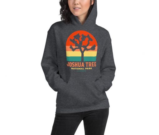 Joshua Tree National Park California Heather Gray Unisex Hoodie