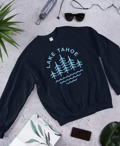 Lake Tahoe Blue Vintage Unisex Sweatshirt