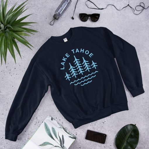 Lake Tahoe Blue Vintage Unisex Sweatshirt