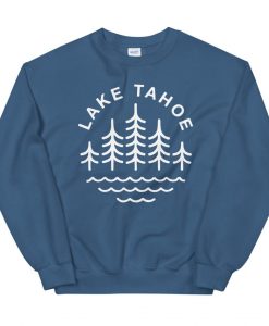 Lake Tahoe Classic Indigo Blue Unisex Sweatshirt