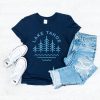 Lake Tahoe Navy Blue Unisex T-Shirt