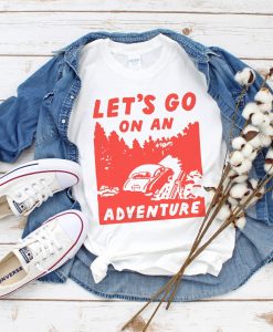 Let's Go on an Adventure Vintage Travel Unisex T-Shirt