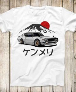 Men's Cool Super Fast Car GTR Tee Skyline Japanese Design T Shirt