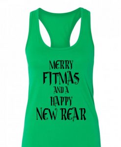 Merry Fitmas Christmas Tank Top