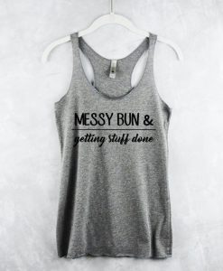 Messy Bun Tank Top