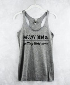 Messy Bun Tank Tops