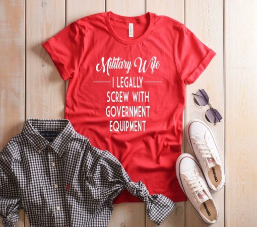 Military Wife Womens T-shirt