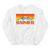 Mount Rainier National Park Washington Seattle Tacoma Retro Vintage Mountain Sweatshirt