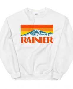 Mount Rainier National Park Washington Seattle Tacoma Retro Vintage Mountain Sweatshirt