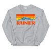 Mt Rainier National Park Vintage Mountain Northwest Washington Sweatshirt