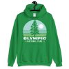 Olympic National Park Northwest Washington State Seattle Tacoma Vintage Green Unisex Hoodie
