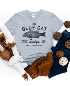 Ozark Blue Cat Lodge Lake T-Shirt