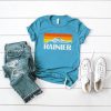 Rainier National Park Northwest Washington Vintage Tri Blend Unisex T-shirt