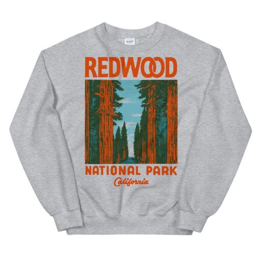 Redwood National Park Heather Gray Sweatshirt