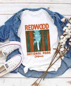 Redwood National Park Vintage California Unisex T-Shirt