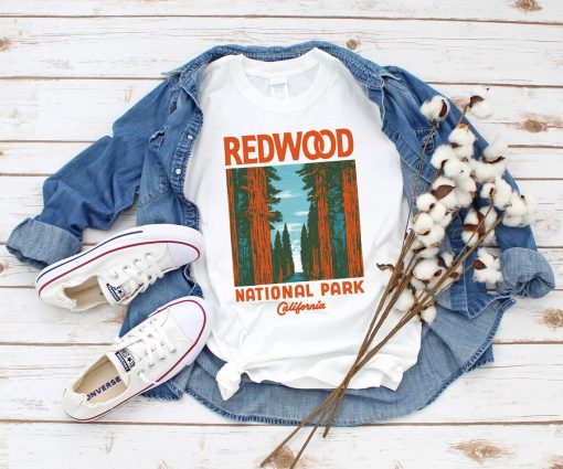 Redwood National Park Vintage California Unisex T-Shirt