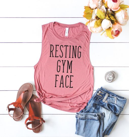 Resting Gym Face Tank Top