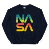 Retro NASA Crewneck Navy Blue Unisex Sweatshirt