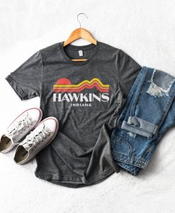 Retro Stranger Things Hawkins Indiana Unisex T-Shirt