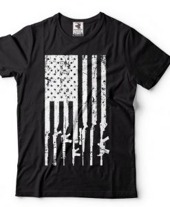 Rifle Flag Men's T-Shirt