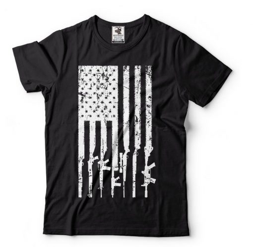 Rifle Flag Men's T-Shirt