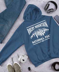 Rocky Mountain National Park Colorado Blue Unisex Hoodie