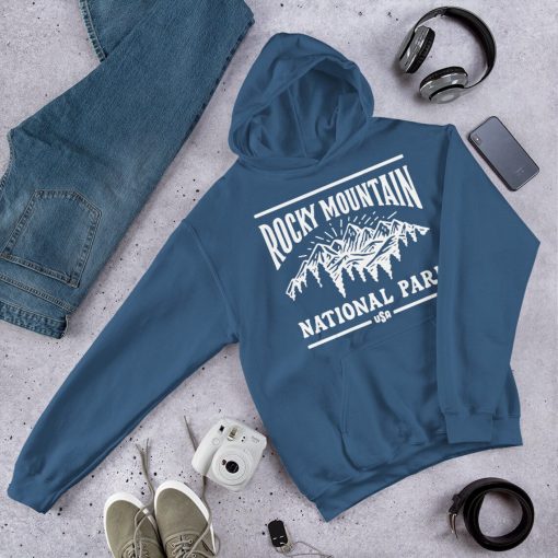 Rocky Mountain National Park Colorado Blue Unisex Hoodie