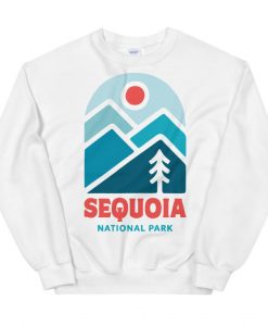 Sequoia National Park California White Unisex Crewneck Sweatshirt