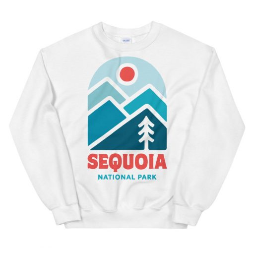 Sequoia National Park California White Unisex Crewneck Sweatshirt