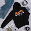 Stranger Things Hawkins Indiana Retro Black 80s Unisex Hoodie