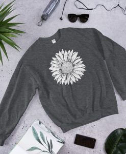 Sunflower Illustration Sweatshirt