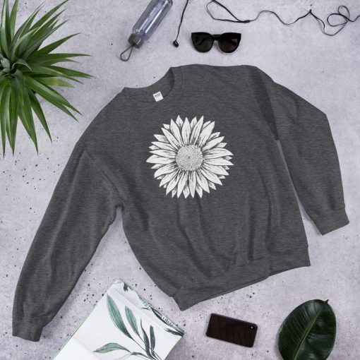 Sunflower Illustration Sweatshirt