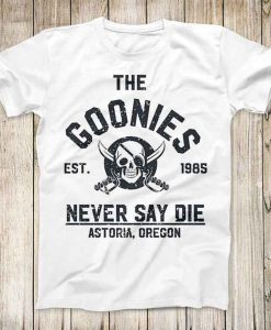 The Goonies Tee Poster 80s Top Super Cool Action Movie Retro Fashion Design Best Gift Unisex T Shirt