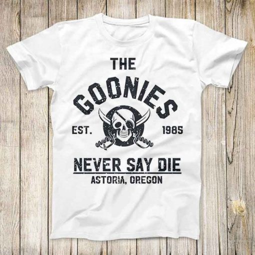The Goonies Tee Poster 80s Top Super Cool Action Movie Retro Fashion Design Best Gift Unisex T Shirt