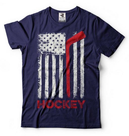 USA Flag Hockey T-Shirt