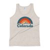 Vintage Colorado Mountains Tri Blend Tank Top