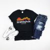 Vintage Hawkins Indiana Stranger Things Black Retro 80s Unisex T-Shirt