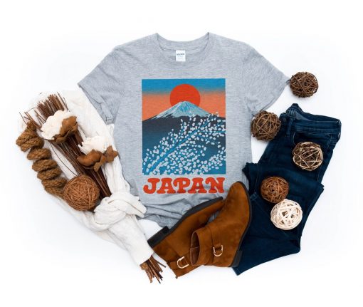 Vintage Japan Classic Mt. Fuji Retro T-Shirt