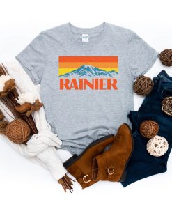 Vintage Mt. Rainier National Park Washington Retro Mountain Unisex T-Shirt