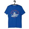 Washington DC Capitol Building Vintage Heather Blue Unisex T-Shirt